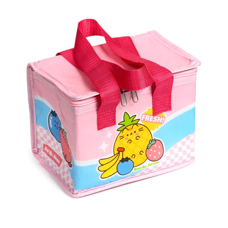 Load image into Gallery viewer, Union rpet duurzame koeltas lunchtas pusheen de kat fruit