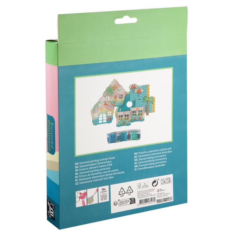 Chargez l'image dans la visionneuse de la galerie, Craft id diamond painting zomerhuis - 18x18x16cm