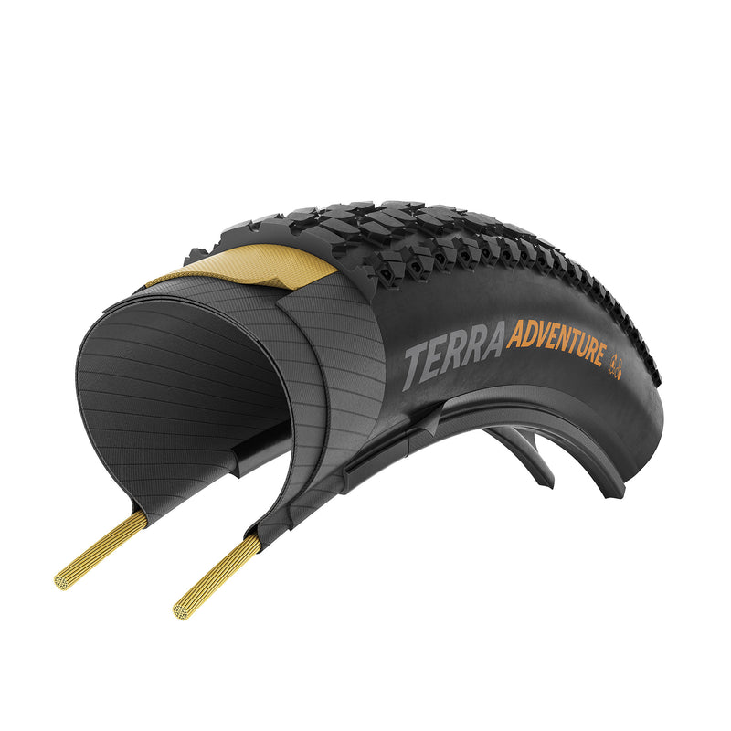 Afbeelding laden in galerijviewer, Continental vouwband terra adventure 45-622 tr zwart