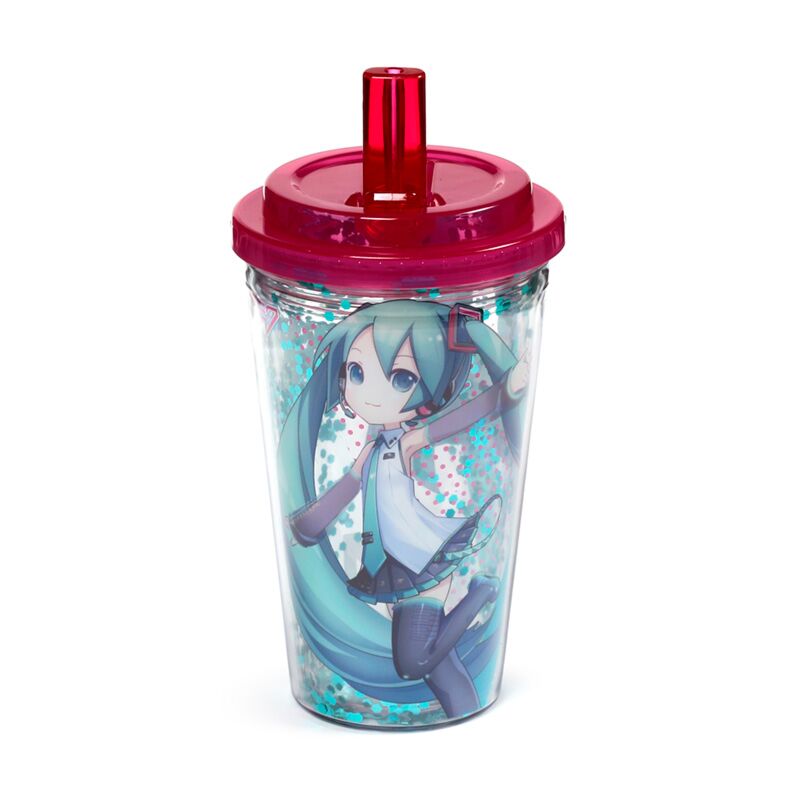 Load image into Gallery viewer, Union hatsune miku breukbestendige duurzame dubbelwandige beker
