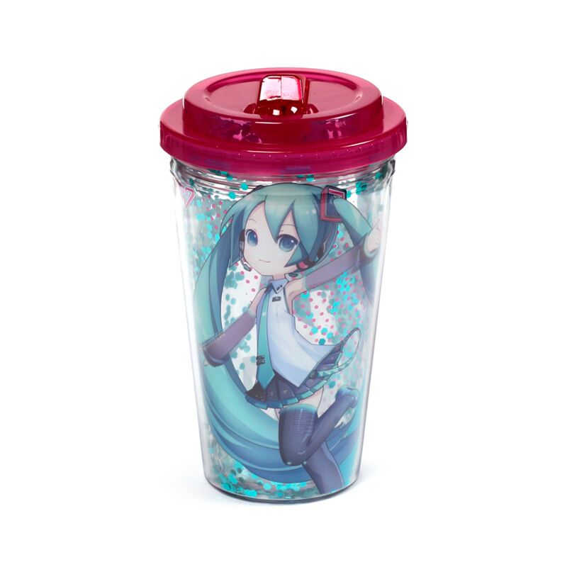 Load image into Gallery viewer, Union hatsune miku breukbestendige duurzame dubbelwandige beker