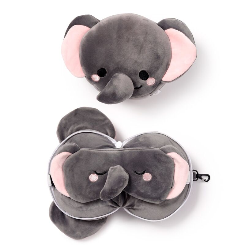 Load image into Gallery viewer, Relaxeazzz adoramals janu de olifant rond reiskussen slaapmasker