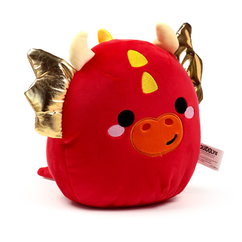 Load image into Gallery viewer, Pluche squidglys roscoe de draak adoramagic