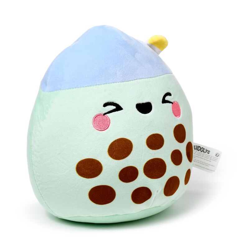 Load image into Gallery viewer, Pluche squidglys foodiemals matcha de bubble tea