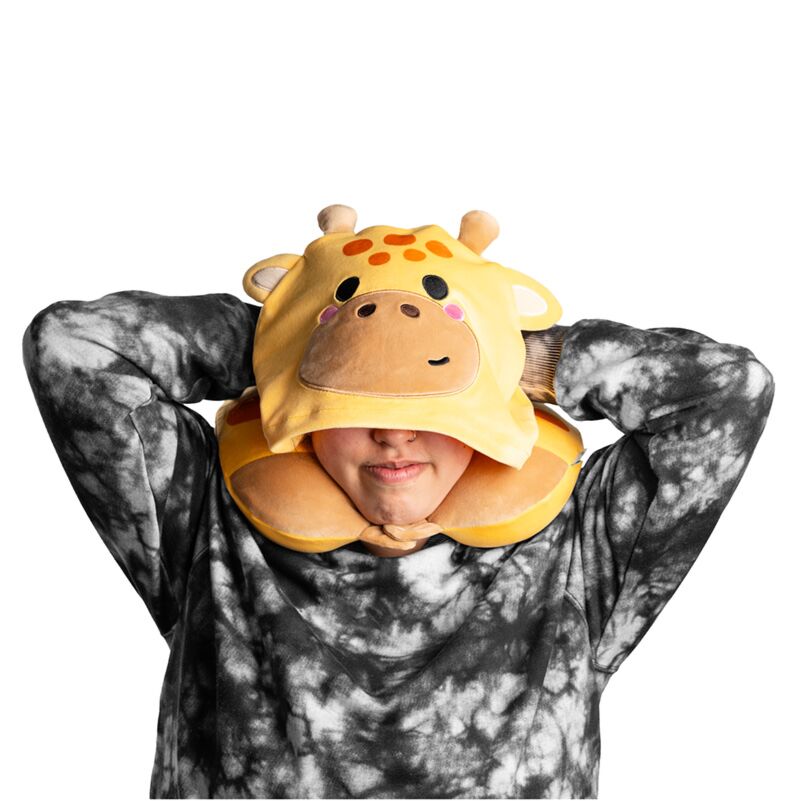 Load image into Gallery viewer, Puch hoodeazzz adoramals raffi de giraffe memory foam reiskussen caon
