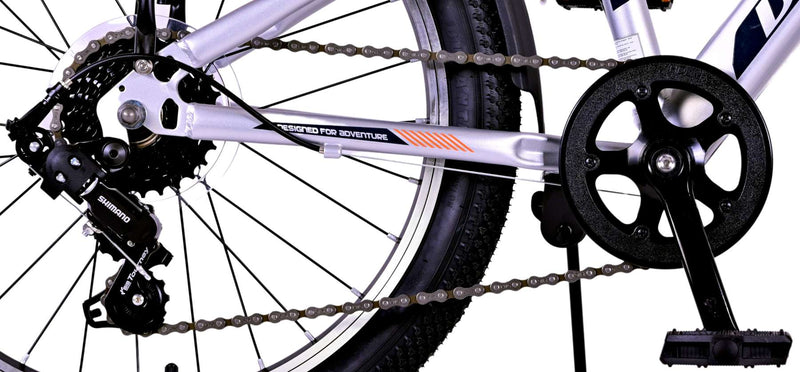 Load image into Gallery viewer, Volare Cross Kinderfiets - Jongens - 20 inch - Zilver - 6 versnellingen