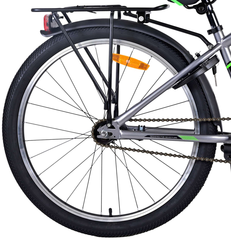 Load image into Gallery viewer, Volare Cross Kinderfiets - Jongens - 24 inch - donker Grijs