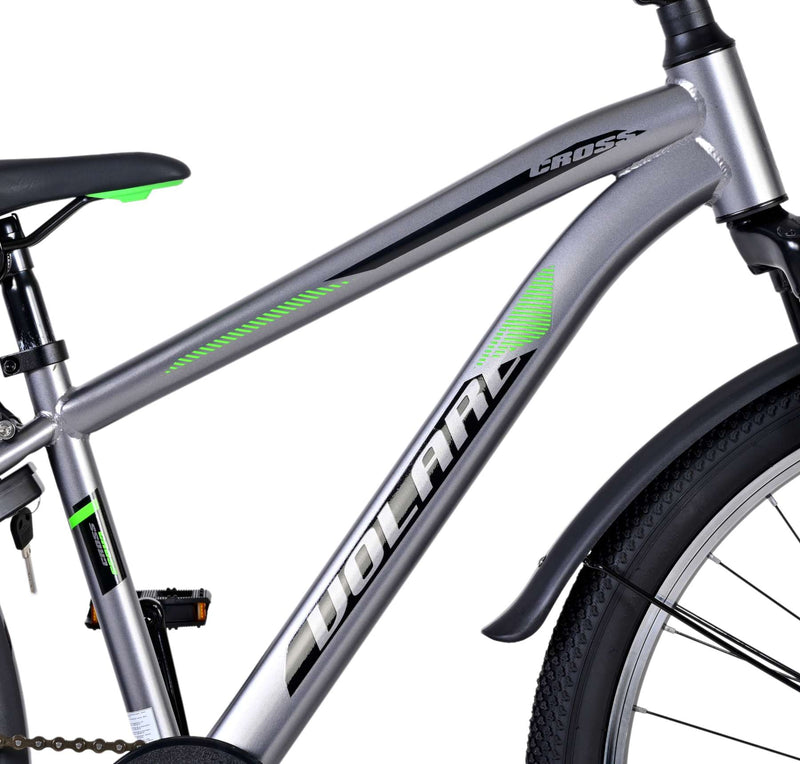 Load image into Gallery viewer, Volare Cross Kinderfiets - Jongens - 24 inch - donker Grijs