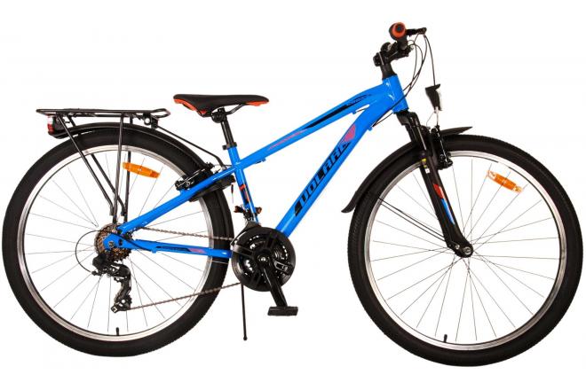 Load image into Gallery viewer, Volare Cross Kinderfiets - Jongens - 26 inch - Blauw - 18 versnellingen - Twee handremmen