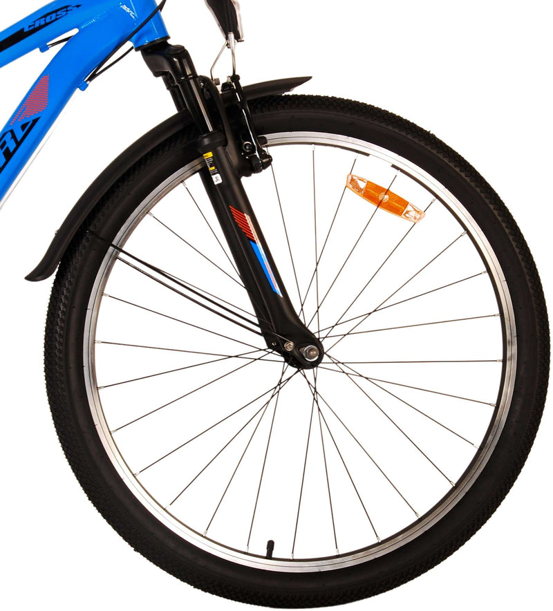 Load image into Gallery viewer, Volare Cross Kinderfiets - Jongens - 26 inch - Blauw - 18 versnellingen - Twee handremmen