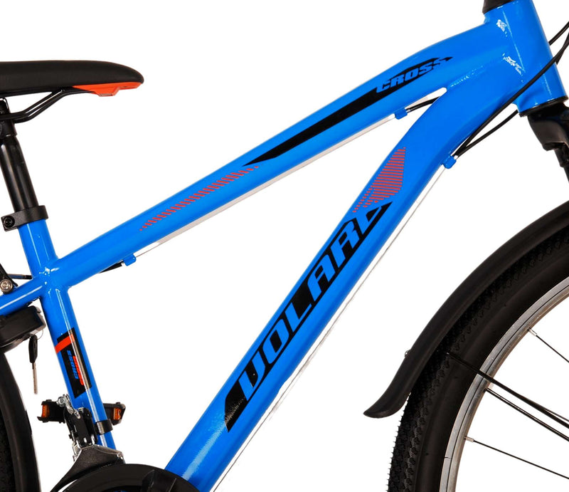 Load image into Gallery viewer, Volare Cross Kinderfiets - Jongens - 26 inch - Blauw - 18 versnellingen - Twee handremmen