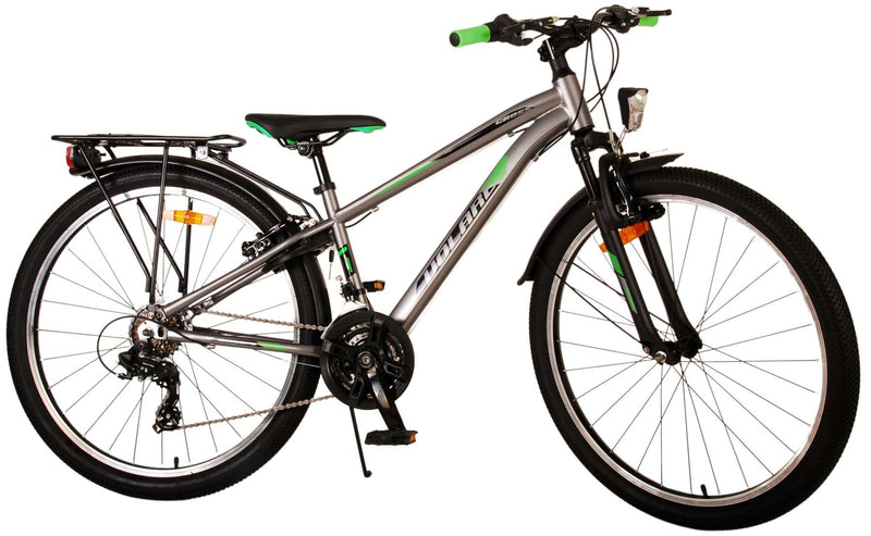 Load image into Gallery viewer, Volare Cross Kinderfiets - Jongens - 26 inch - Grijs - 18 versnellingen - Twee handremmen