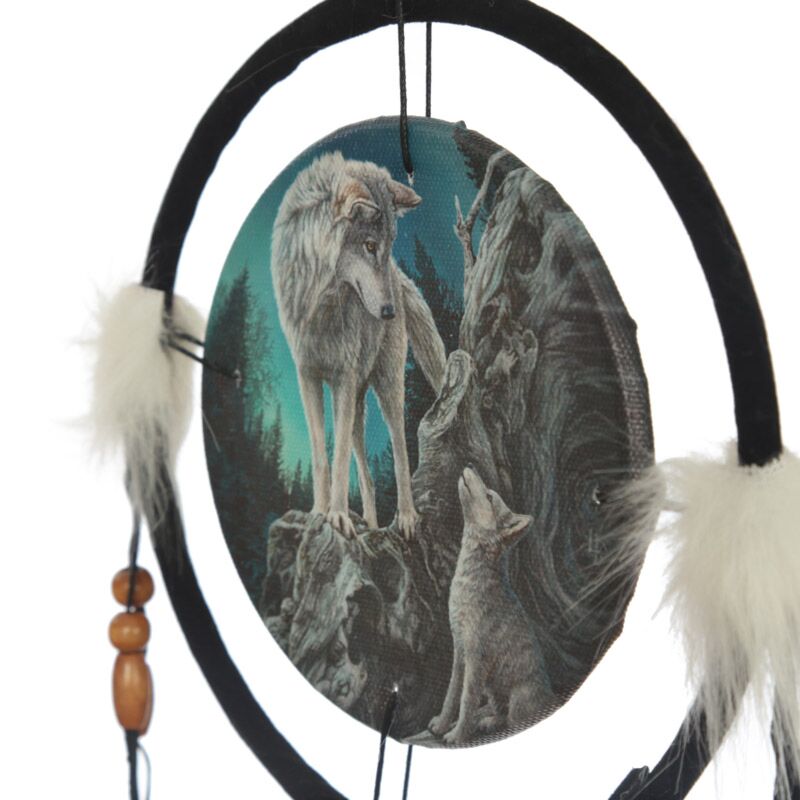 Laden Sie das Bild in Galerie -Viewer, Lisa parker spirit wolf droomvanger 16cm