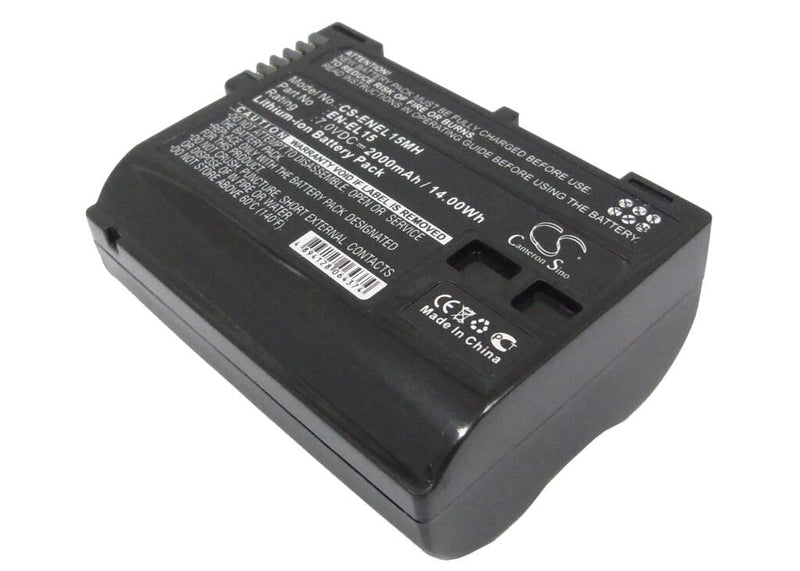 Laden Sie das Bild in Galerie -Viewer, Replacement Digitale Camera Accu 7.0V 2000mAh Li-ion Voor Nikon