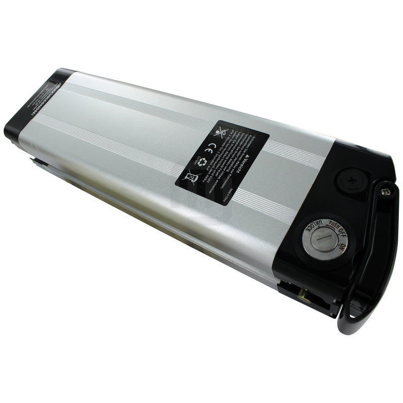 Load image into Gallery viewer, Phylion compatible fietsaccu 36 37v 14.5ah silverfish (zilver)
