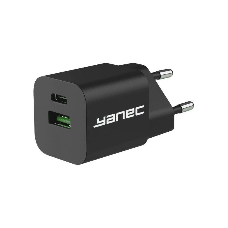 Load image into Gallery viewer, Yanec compacte gan lader usb-a usb-c 30w