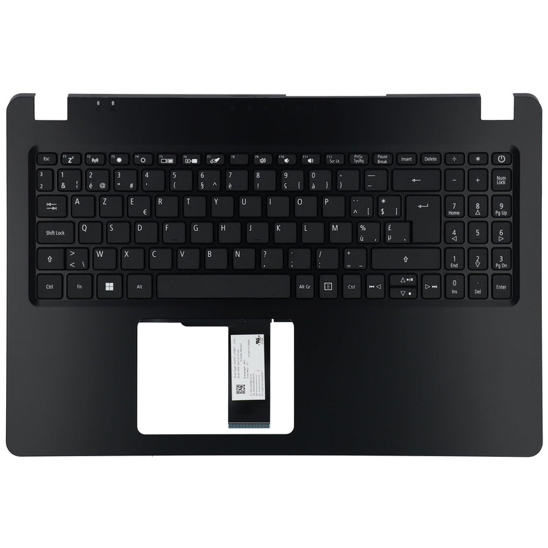 Load image into Gallery viewer, Acer laptop toetsenbord azerty be + top cover - zwart
