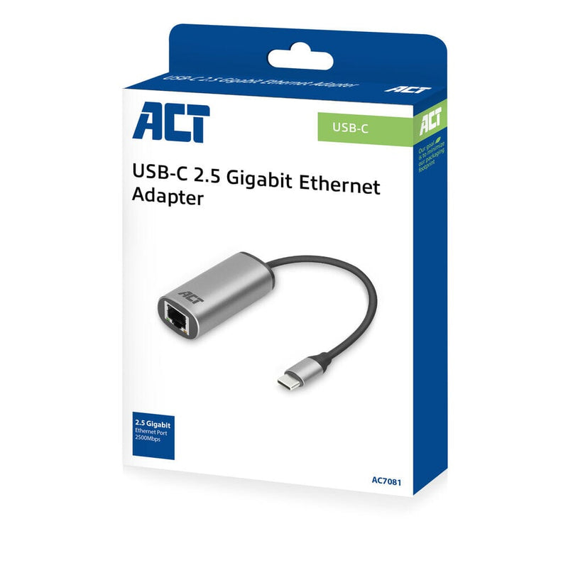 Load image into Gallery viewer, Act usb-c naar 2,5 gigabit ethernet adapter