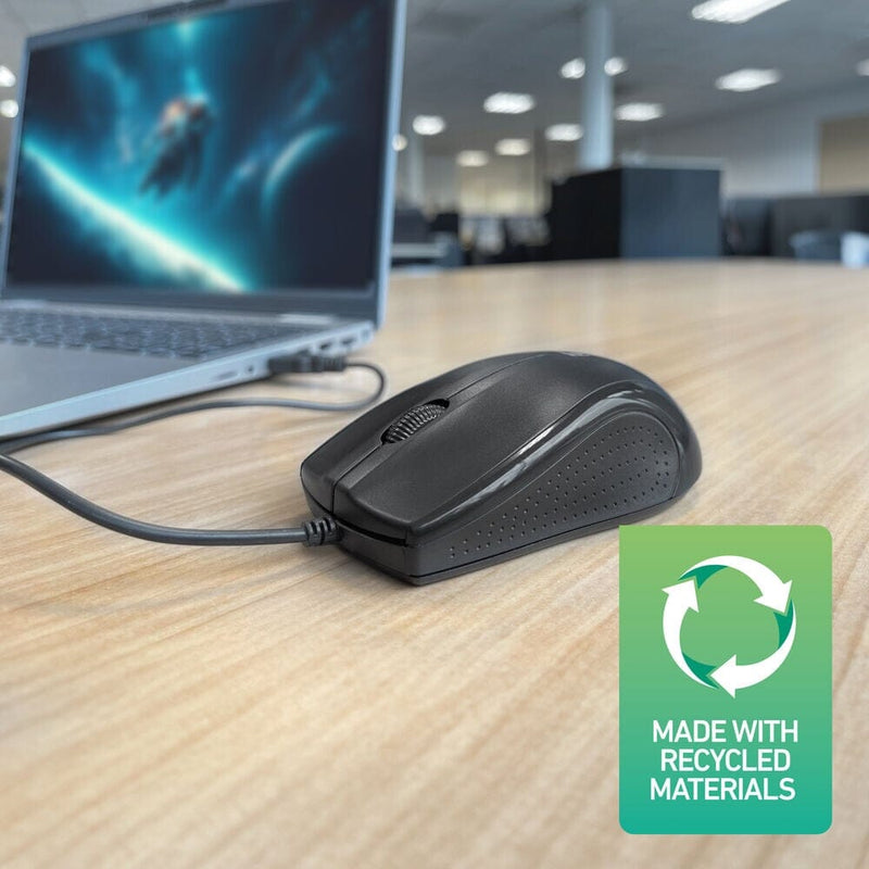 Load image into Gallery viewer, Act wired full-size optical mouse 1000 dpi, silent click