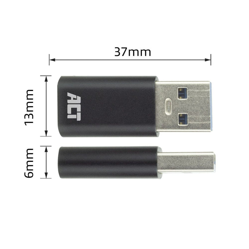 Chargez l'image dans la visionneuse de la galerie, Act usb-a male to usb-c female adapter