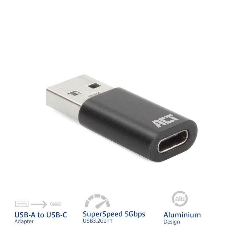 Chargez l'image dans la visionneuse de la galerie, Act usb-a male to usb-c female adapter