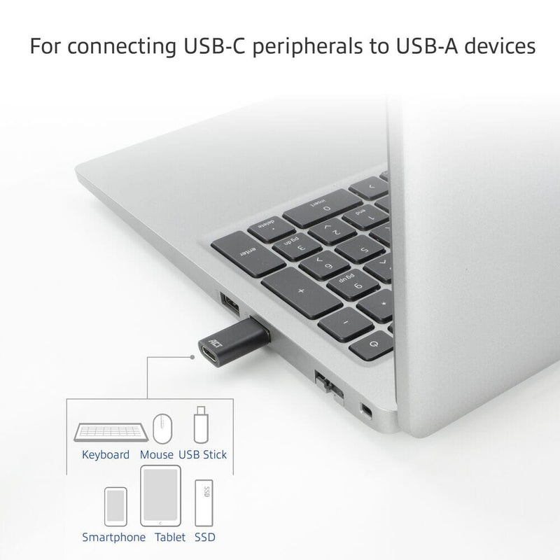 Chargez l'image dans la visionneuse de la galerie, Act usb-a male to usb-c female adapter