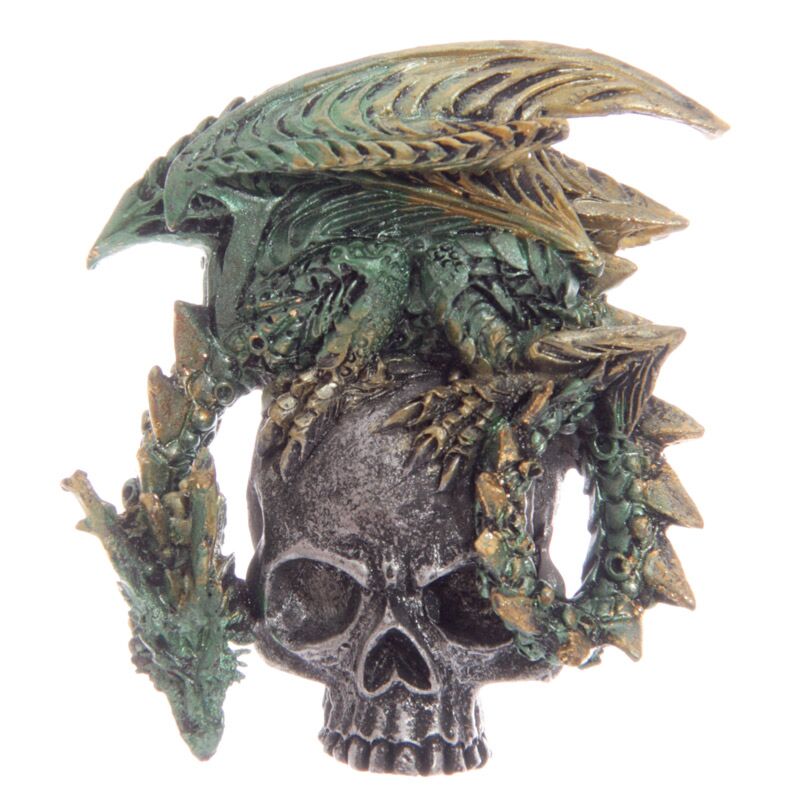 Cargue la imagen en el visor de la galería, Gothic drakenschedel magneet