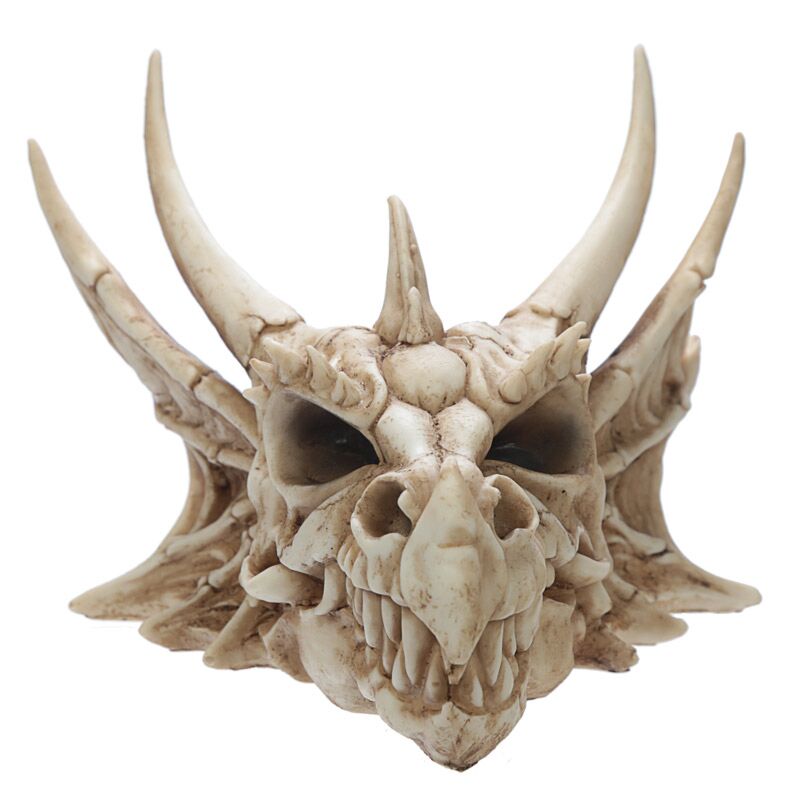 Cargue la imagen en el visor de la galería, Draak schedel decoratie