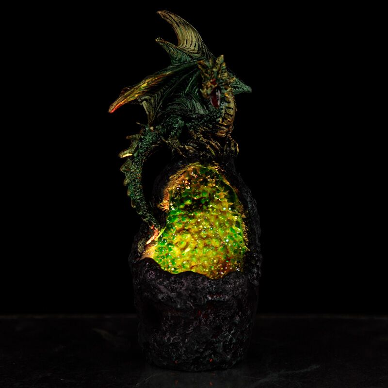 Chargez l'image dans la visionneuse de la galerie, Dark legends kristalgrot led draak