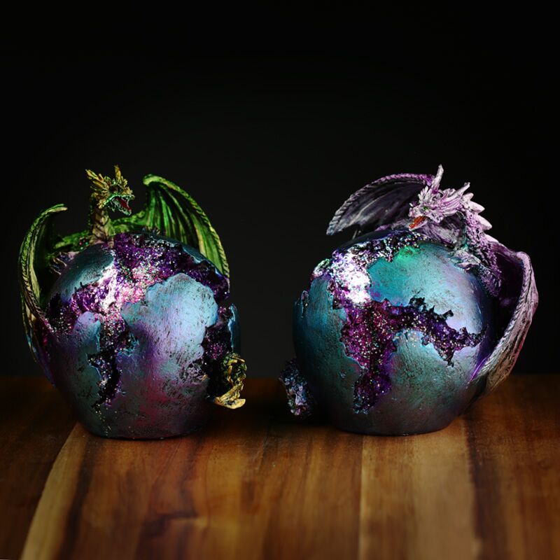 Laden Sie das Bild in Galerie -Viewer, Dark legends led geode drakenei