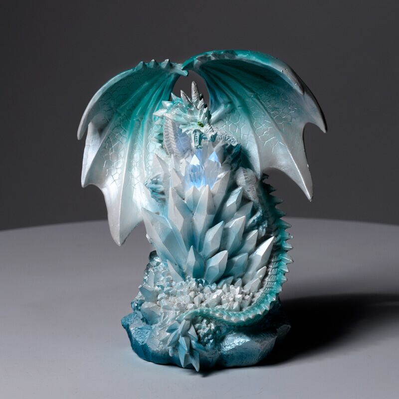 Chargez l'image dans la visionneuse de la galerie, Dark legends led kristalkwarts draak