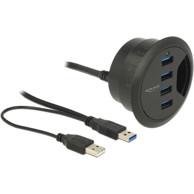 Load image into Gallery viewer, DeLOCK In-Desk Hub 4 Port USB 3.0
