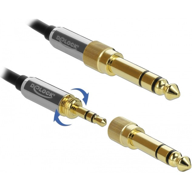 Load image into Gallery viewer, DeLOCK Stereo Jack 3,5 mm 3-Pin male > female