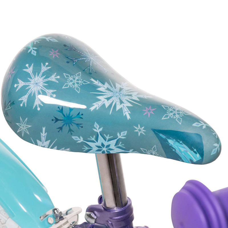 Load image into Gallery viewer, Disney die eiskönigin disney frozen 2 kinderfiets - meisjes - 12 inch - blauw paars - twee handremmen