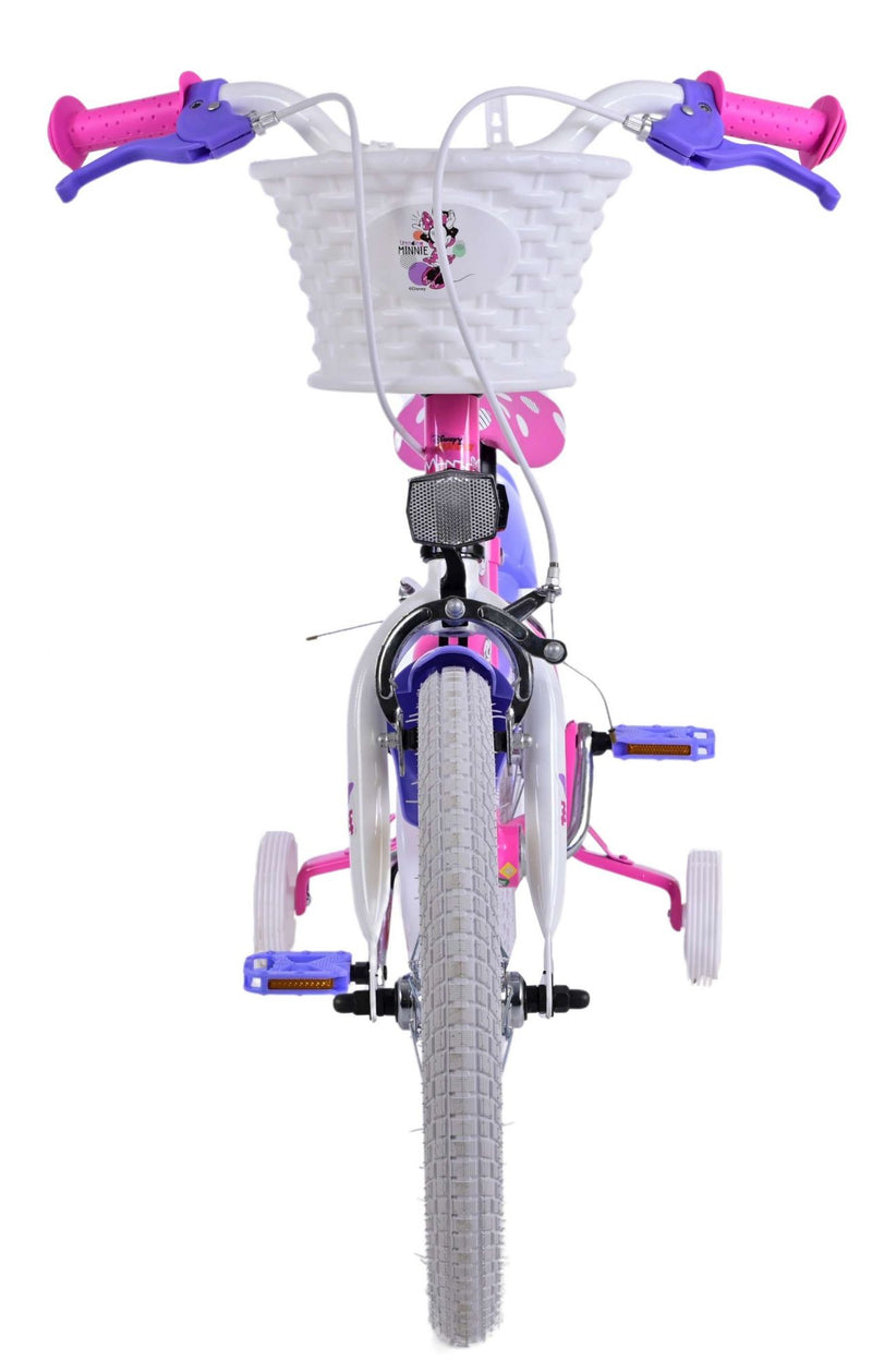 Load image into Gallery viewer, Disney Minnie Kinderfiets Meisjes 16 inch Roze Twee handremmen