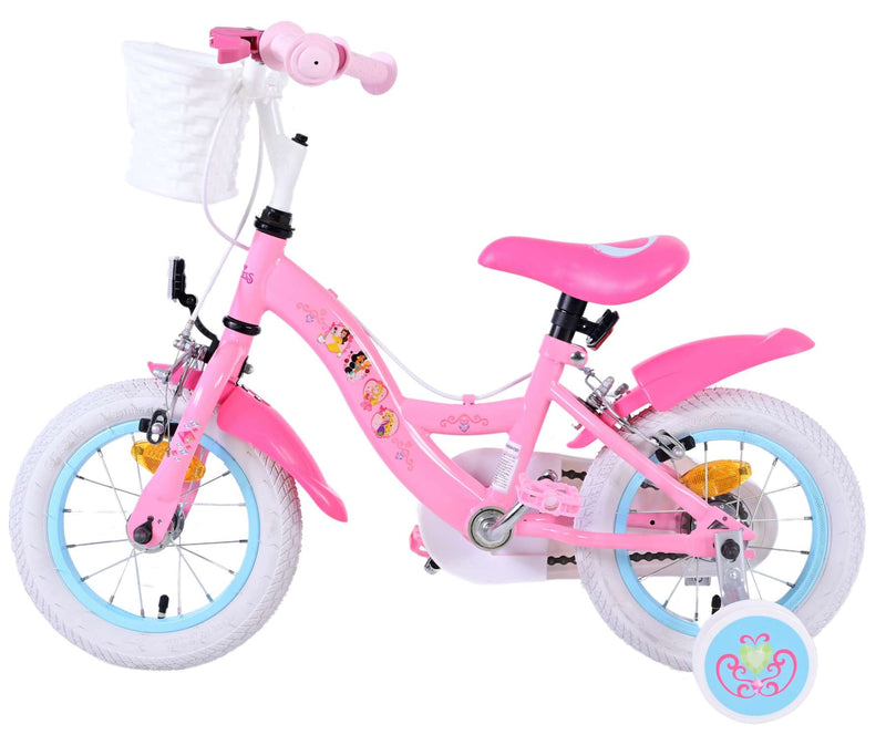 Afbeelding laden in galerijviewer, Volare magic royals kinderfiets - meisjes - 12 inch - roze - twee handremmen