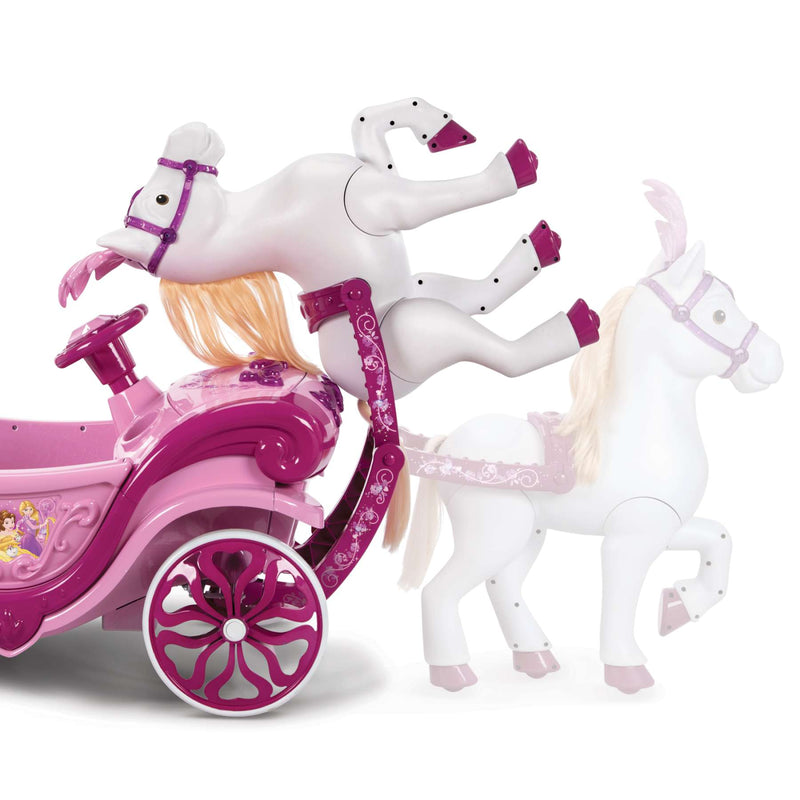 Load image into Gallery viewer, Disney prinzessin disney princess paard met koets - elektrische ride-on