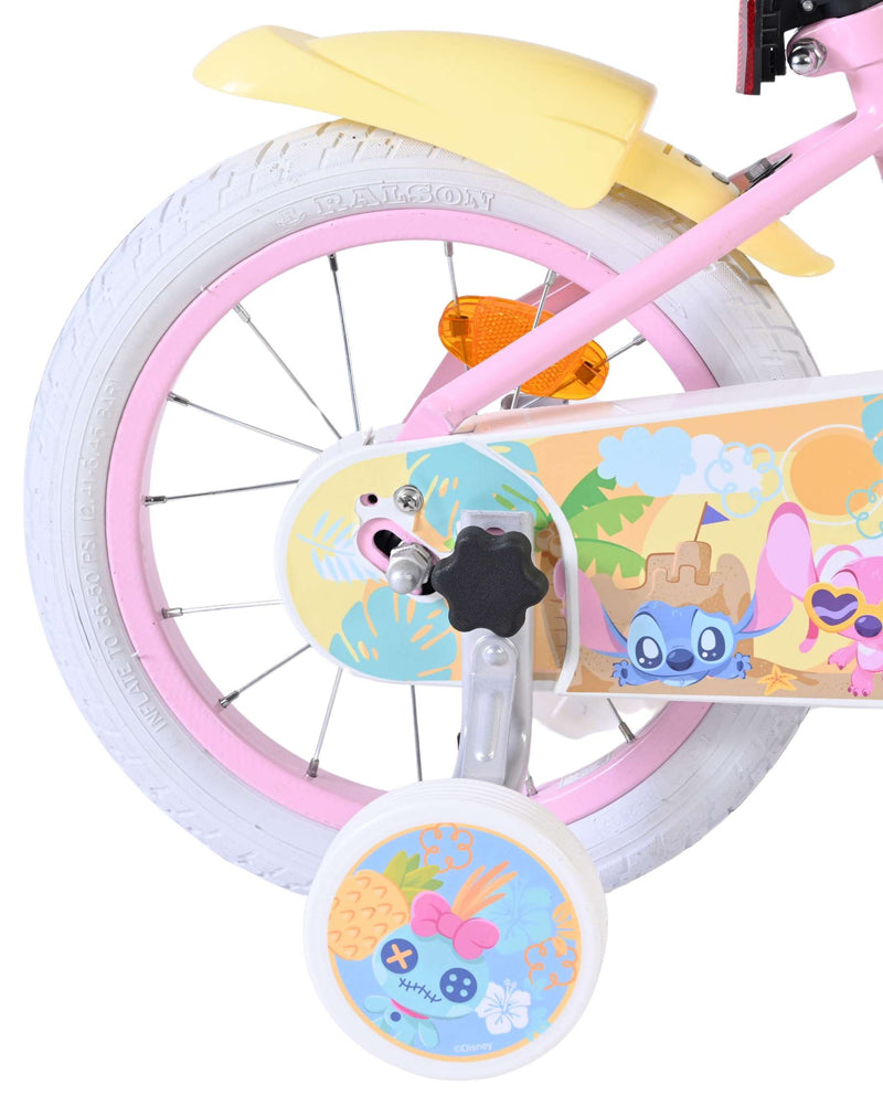 Load image into Gallery viewer, Stich disney stitch kinderfiets - meisjes - 14 inch - roze