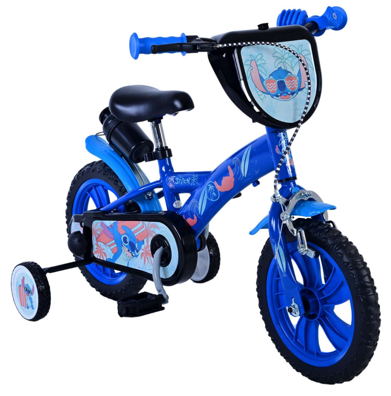 Load image into Gallery viewer, Stitch Stitch Kinderfiets Jongens 12 inch Blauw