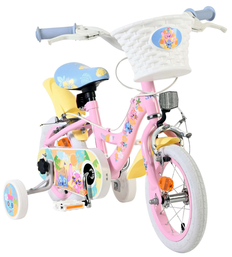 Afbeelding laden in galerijviewer, Volare koala kinderfiets - meisjes - 12 inch - roze - twee handremmen
