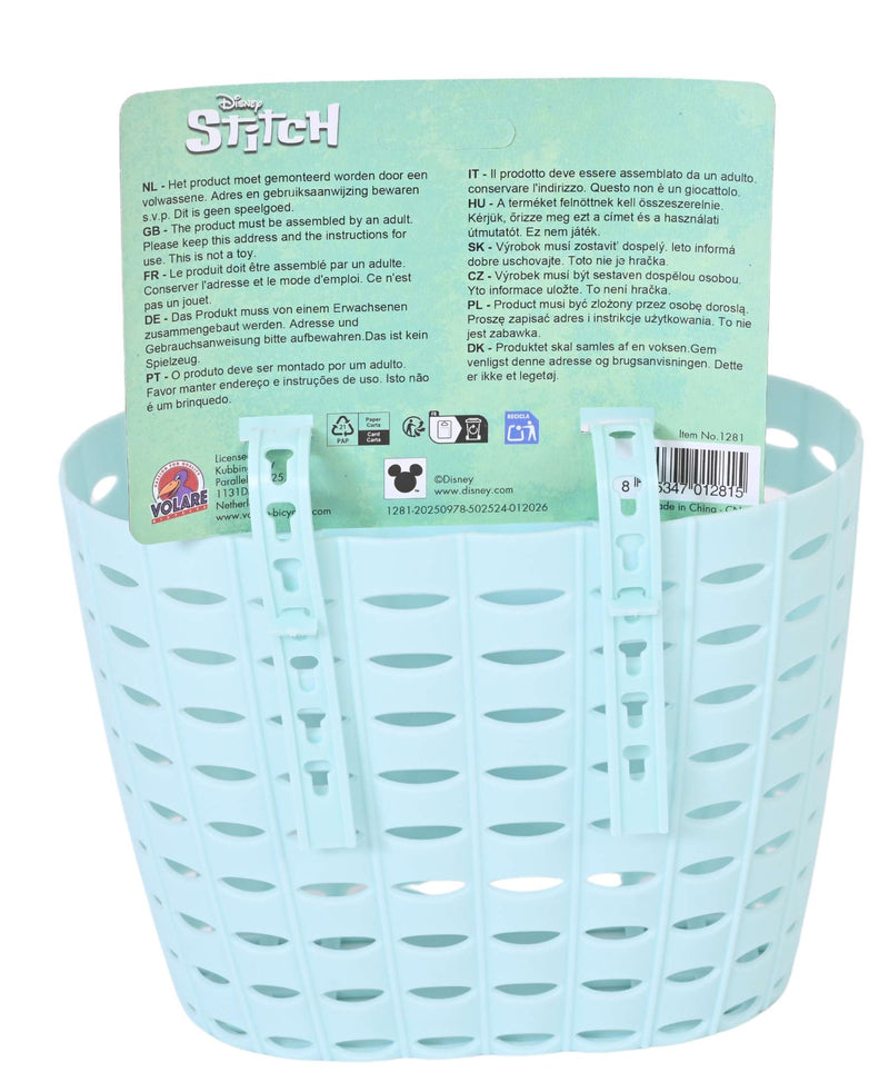 Laden Sie das Bild in Galerie -Viewer, Stich disney stitch plastic mandje - uni - blauw