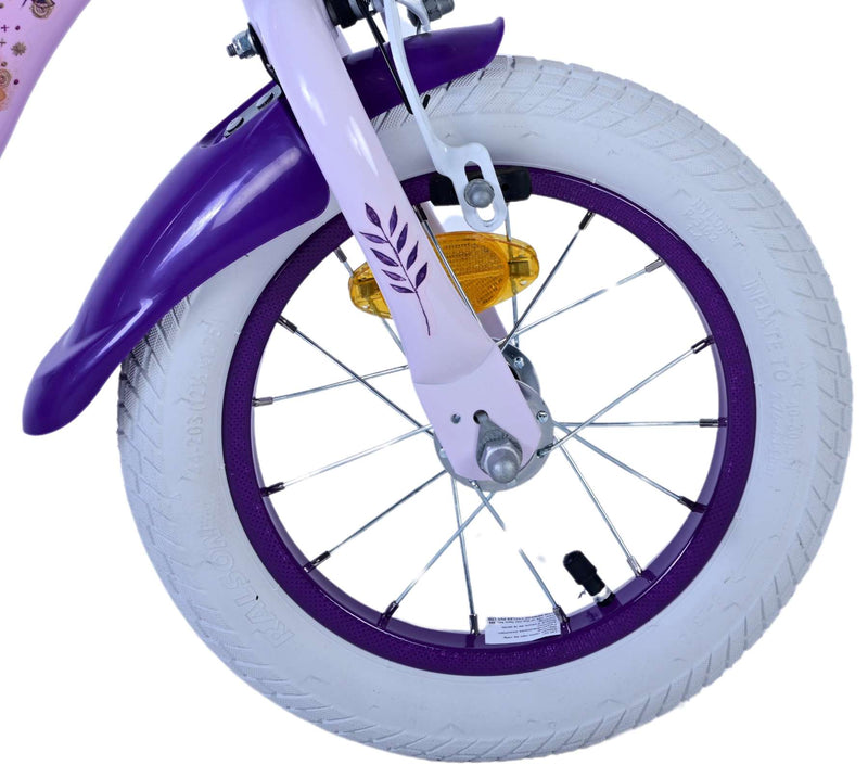 Load image into Gallery viewer, Wunsch disney wish kinderfiets - meisjes - 12 inch - paars - twee handremmen