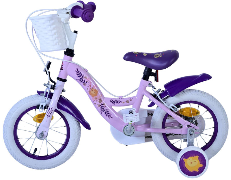 Load image into Gallery viewer, Wunsch disney wish kinderfiets - meisjes - 12 inch - paars - twee handremmen