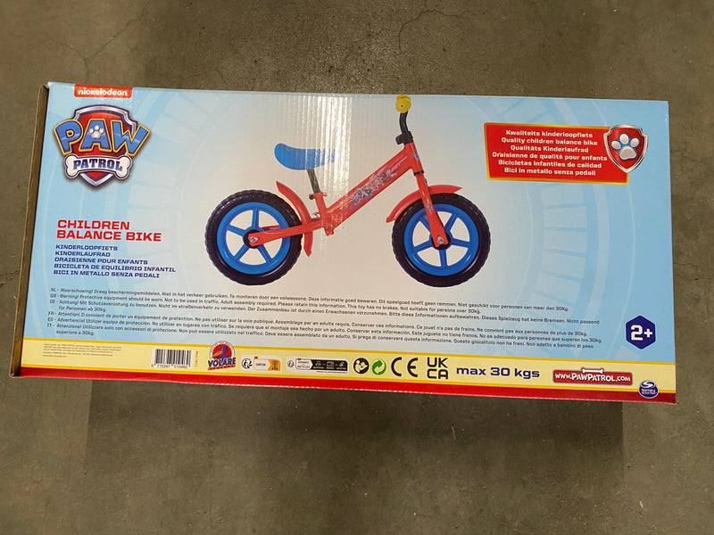Cargue la imagen en el visor de la galería, Volare paw patrol loopfiets metaal