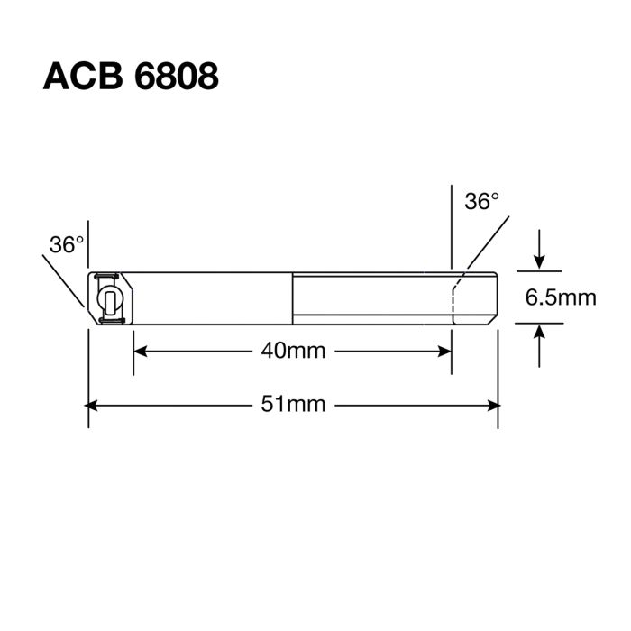 Afbeelding laden in galerijviewer, Enduro bearings acb 6808 ss - 440c stainless (angular contact) - 40x51x6,5 (36x36°)