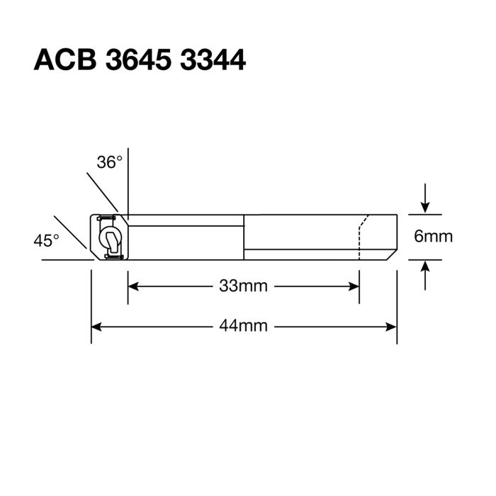Afbeelding laden in galerijviewer, Enduro bearings acb 3645 3344 ss - 440c stainless (angular contact) - 33x44x6 (36x45°)