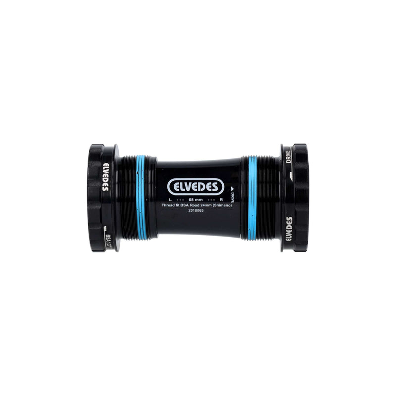 Afbeelding laden in galerijviewer, Trapas Elvedes Hollowtech Shimano Race 24Mm Zwart