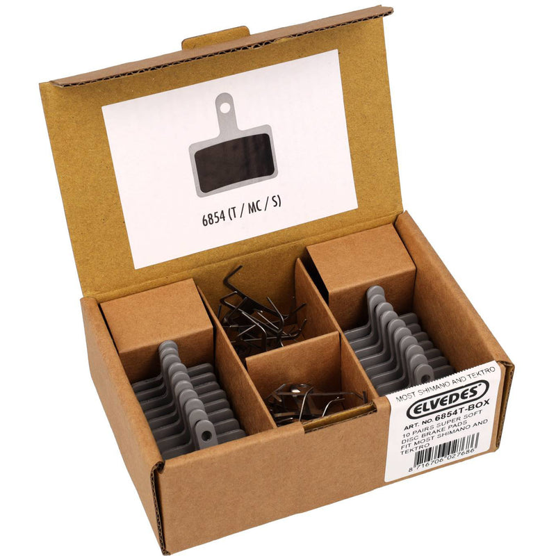 Load image into Gallery viewer, Elvedes schijfremblokset - shimano - organische compound (resin) - 10 paar