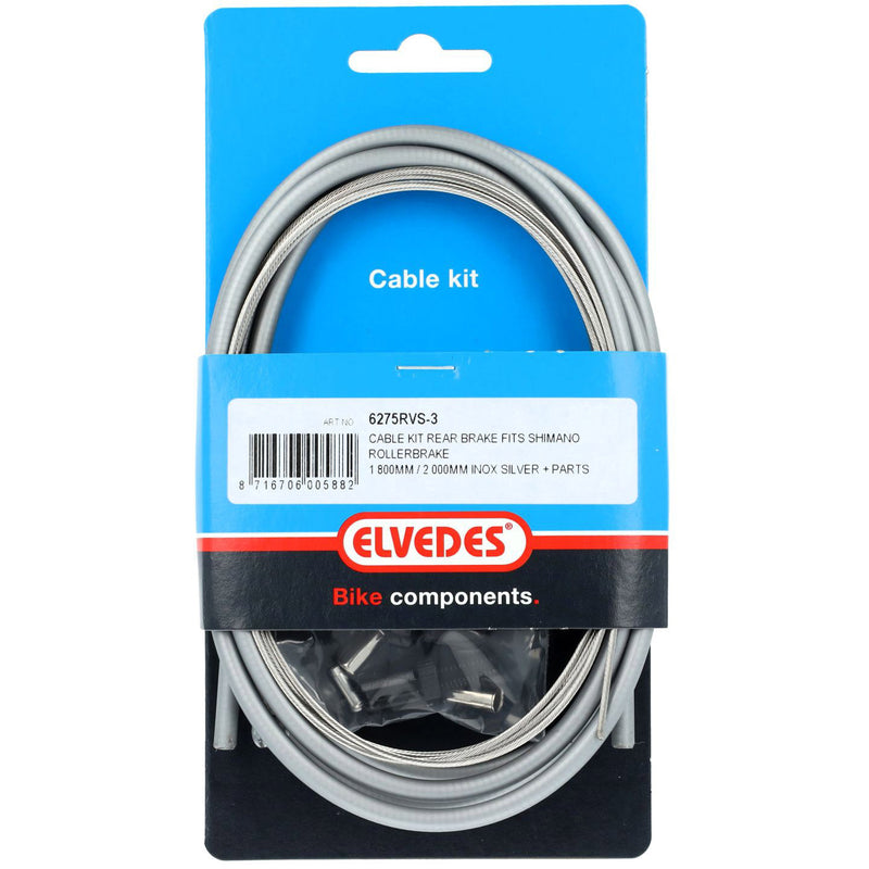 Chargez l'image dans la visionneuse de la galerie, Elvedes kabel kit rem achter nexus zilver rvs 6275