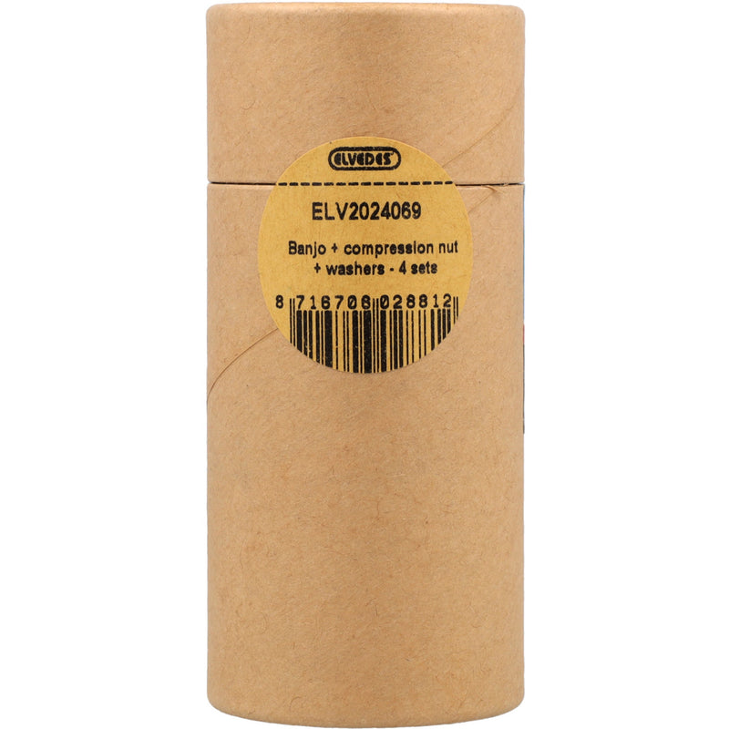 Afbeelding laden in galerijviewer, Elvedes remd elv banjo set 6mm ds a 4 sets